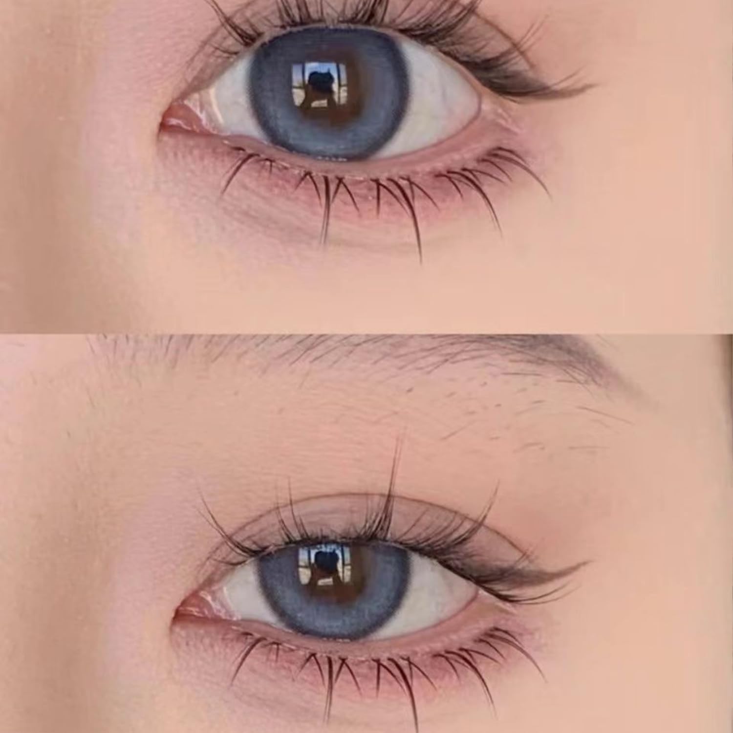 Lower Eyelashes, Transparent Axis, False Eyelashes, Set of 10, Popular Lower Eyelashes (2 Lower Eyelashes)