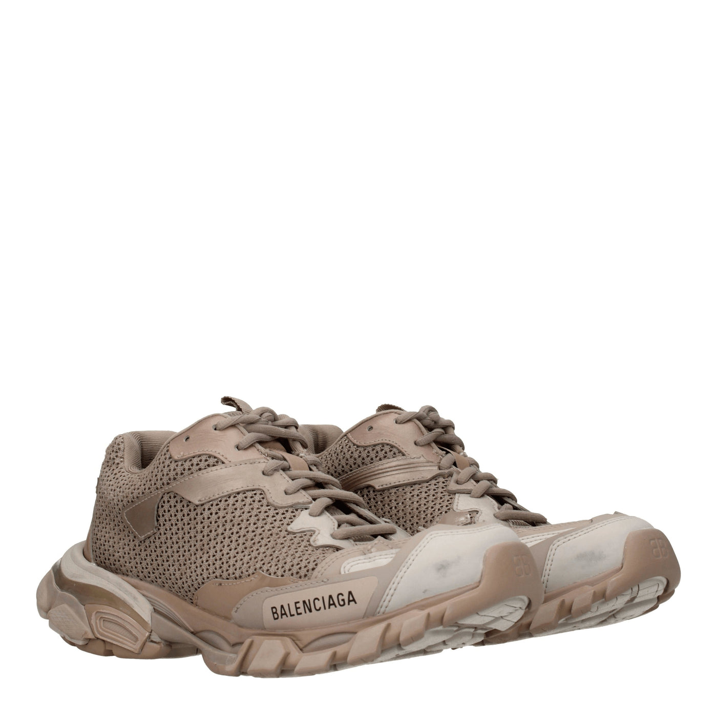 Balenciaga バレンシアガスニーカートラック3ウーマンファブリックベージュ/ダークベージュ - Image 2