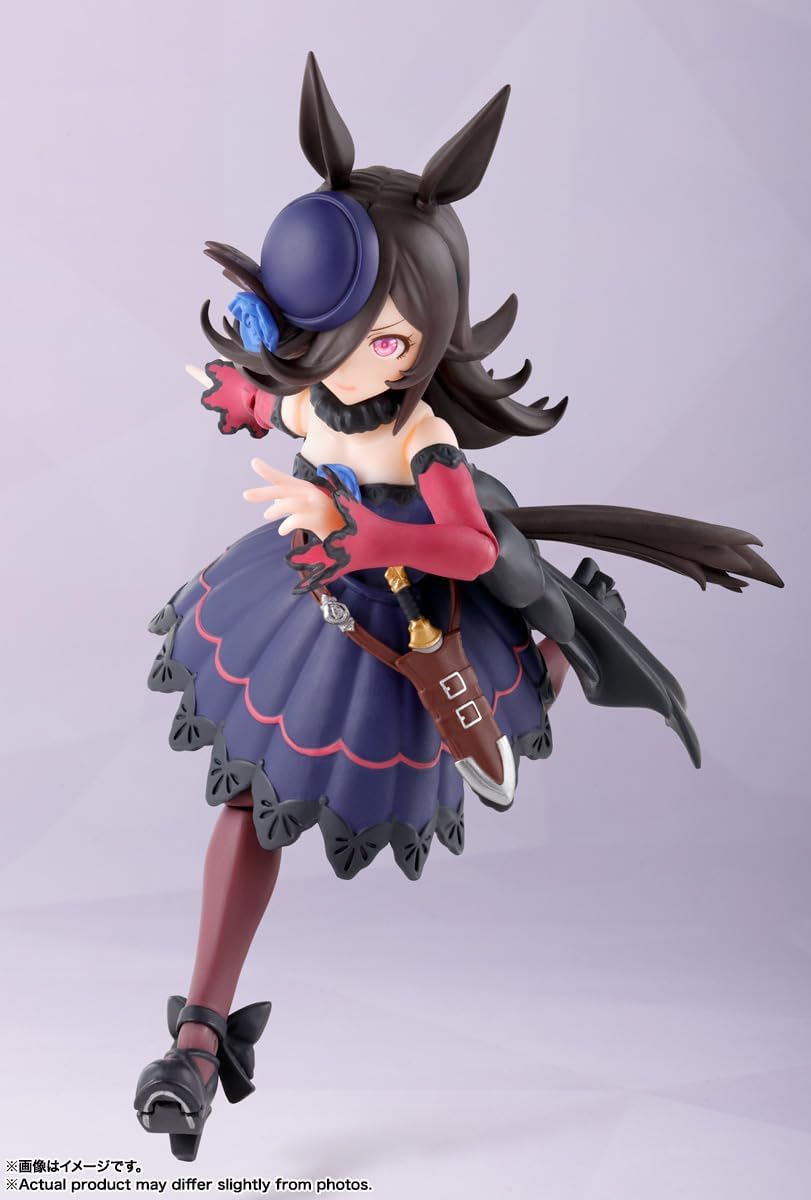 S.H. Figuarts Uma Musume Pretty Derby Rice Shower Special Edition, Approx. 4.9 inches (125 mm), PVC & ABS Pre-painted Action Figure
