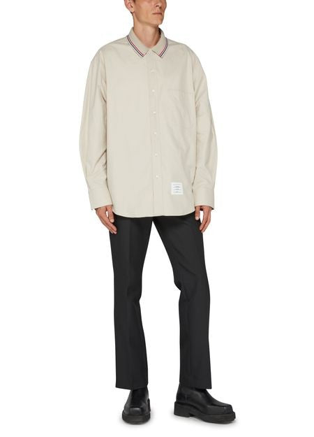 THOM BROWNE Long sleved oversized shirt - Image 2