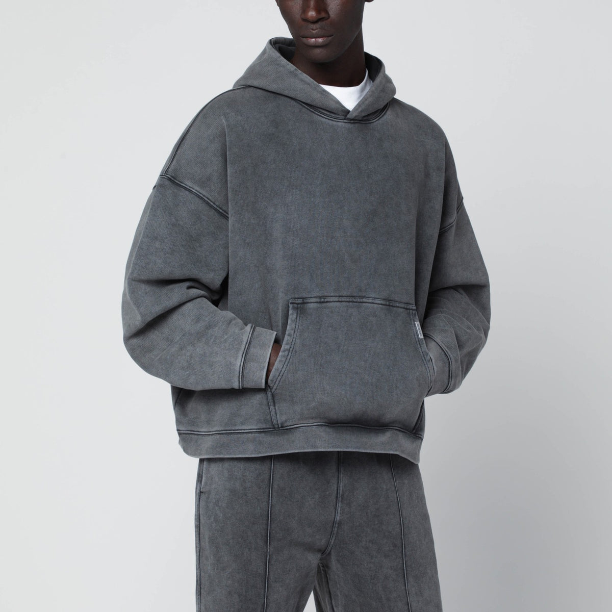 Represent レペゼン ヴィンテージ グレー パーカー - Image 2