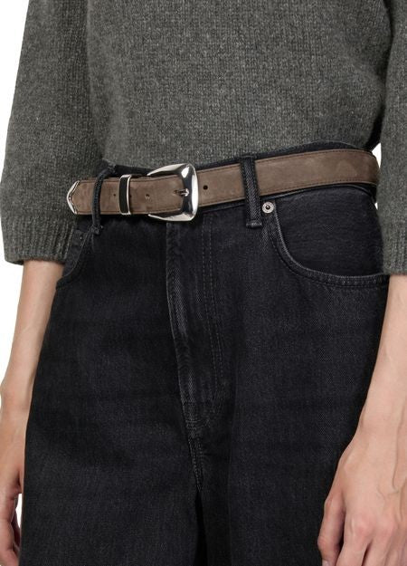KHAITE Benny belt in suede - Image 2