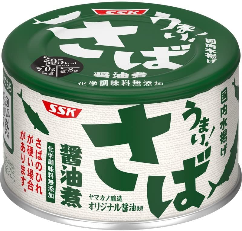 SSK Shimizu Foods Delicious! Mackerel Soy Sauce Simmered 150g×6pc(s)