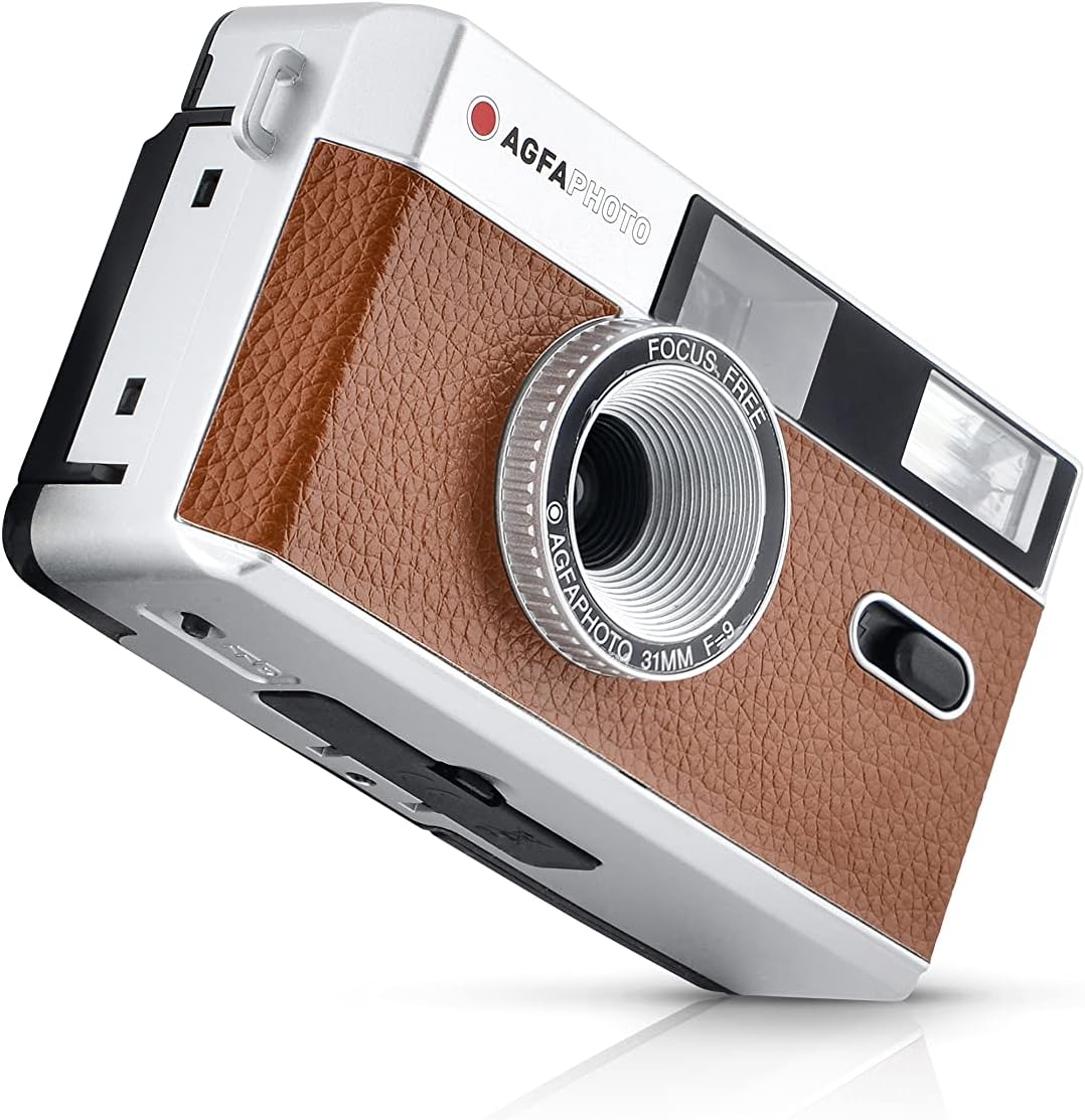 AgfaPhoto Reusable Photo Camera 35mm Brown