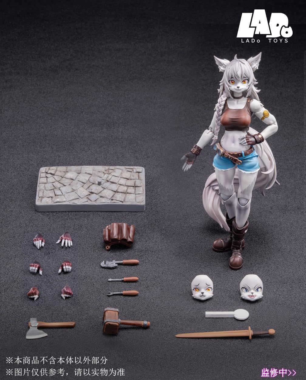 LADo Toys ERA 001 Liya Mechanic Version, 1/12 Scale PVC & ABS & POM Pre-Painted Action Figure