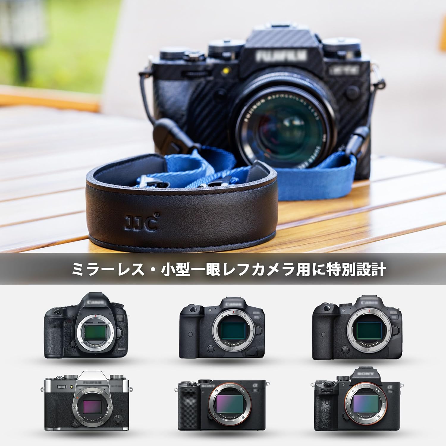 [JJC] Camera Neck Strap Shoulder Strap Camera Strap Fujifilm X100VI Panasonic GH7 Sony ZV-E10 II A7C II ZV-E1 FX30 A6700 A6600 A6500 A6400 A6300 A7RV A7IV A7III A7R A7S A7C A7R II iii mirrorless small