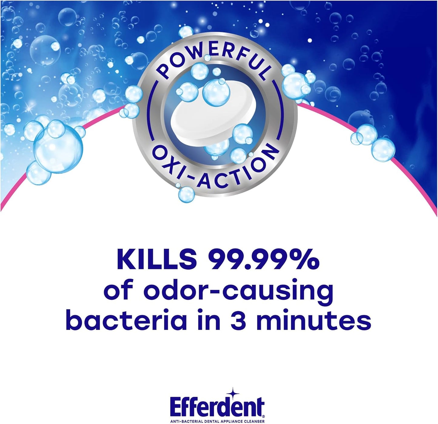 Efferdent - Tabletas de limpieza dental, completamente limpio, 102 tabletas