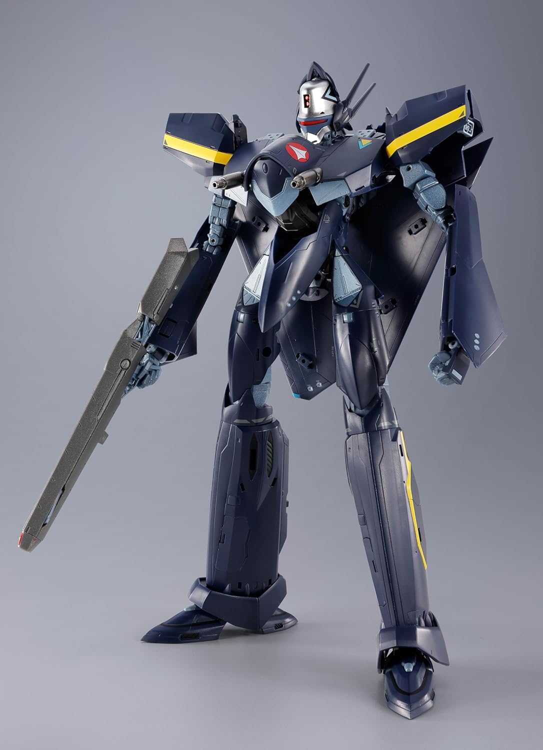 Tamashi Nations DX Chogokin Macross 7 VF-17S Nightmare Stealth Valkyrie (Gamlin Kizaki), Approx. 9.8 inches (250 mm), ABS & Metal & PVC Pre-painted Action Figure