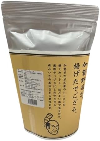 [Single Item] Kaga-Renkon Chips, Made with Kaga Vegetables, Crispy Texture, Rock Salt, Healthy Snack, Ishikawa Prefecture, Souvenir
