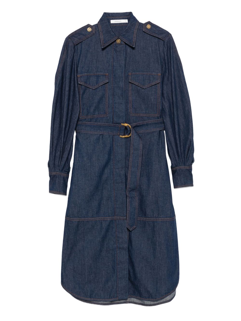 Zimmermann Zimmermann Denim Midiドレス - Image 2