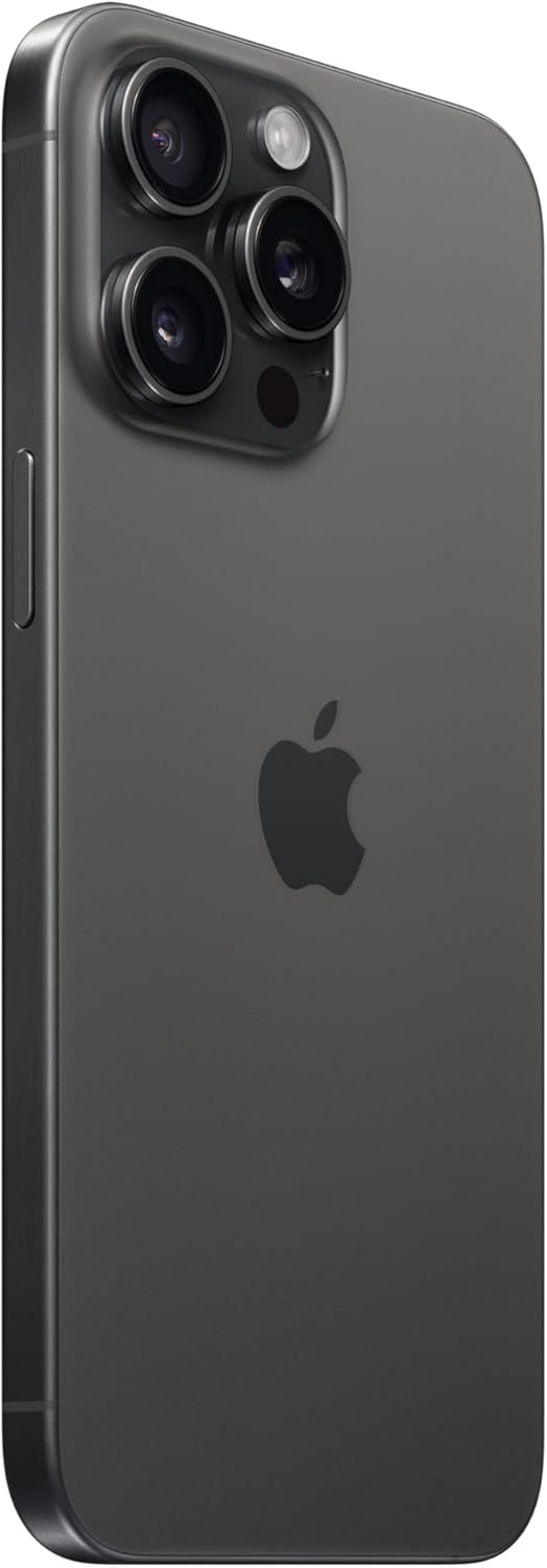 [Refurbished] Apple iPhone 15 Pro MAX 256GB Black Titanium SIM Free 5G Compatible (Refurbished)
