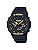 G-Shock Casio Caution Yellow Series Analog-Digital Connected Solar Black Resin Strap Watch | GAB2100CY-1A, Black, Casual, Black, Casual