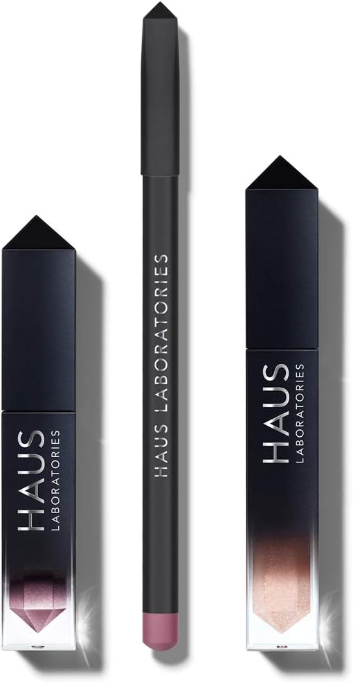 HAUS LABORATORIES HAUS of Collections 3 Piece All-Over Color, Lip Gloss, Lip Liner (HAUS of Rose B*tch)