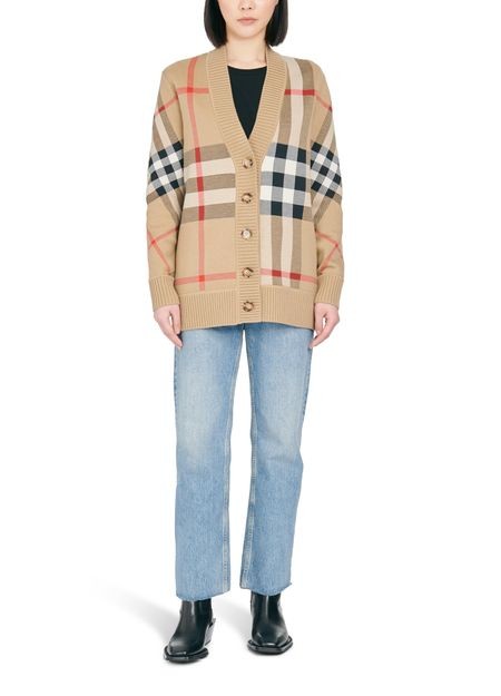 BURBERRY チェック カーディガン - Image 2