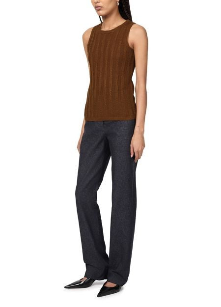 MAX MARA Venusia リネン ニット タンクトップ - Image 2