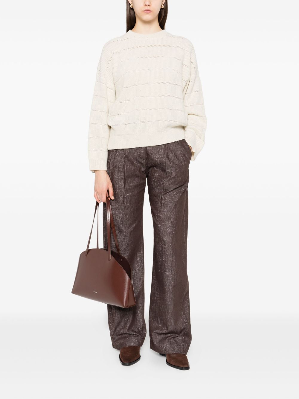 Brunello Cucinelli Cashmere And Wool Jumper - Image 2