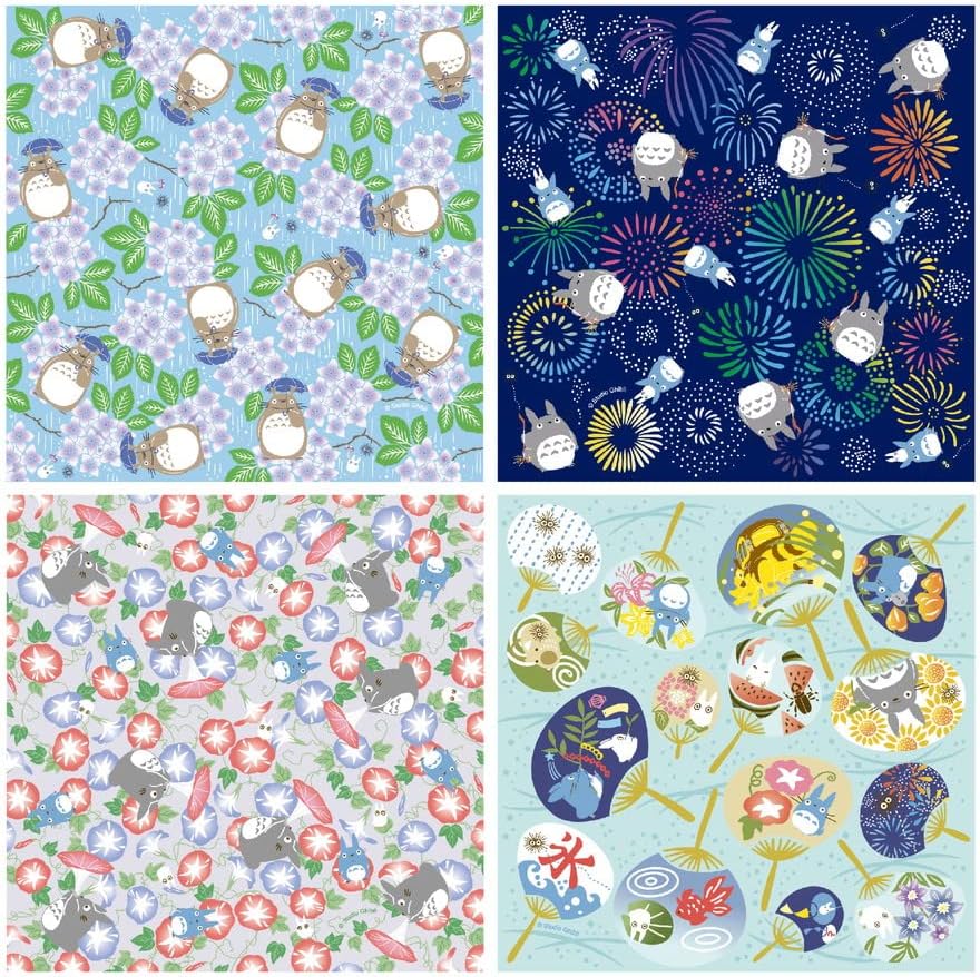 ENSKY Studio Ghibli Works, Renewal, My Neighbor Totoro, Washi Chiyo Paper (Summer)