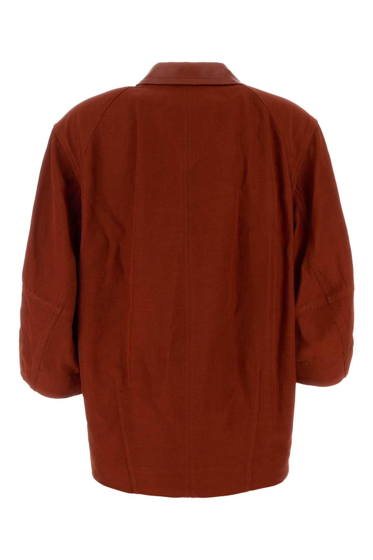 Bottega Veneta Tiziano Red Viscose Blend Blouse - Image 2
