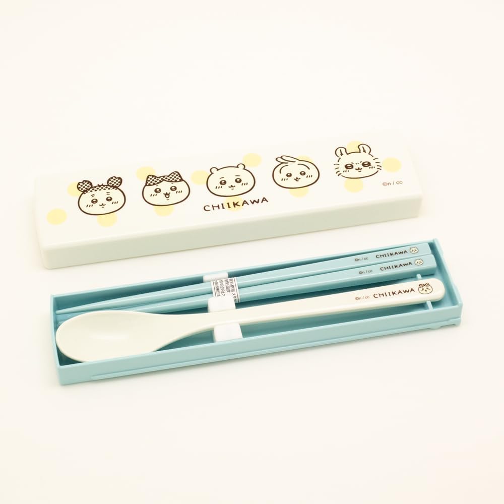 OSK CT-27 Chopsticks, 7.1 inches (18 cm), Chopstick Case with Pull Lid, Combination Set, Chiikawa, CKW No. 5, Made in Japan, Antibacterial, Dishwasher Compatible