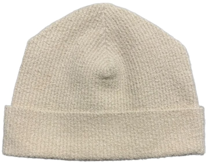 CHROME HEARTS 'CHEETAH CROSS' PONY HAIR TAN BEANIE