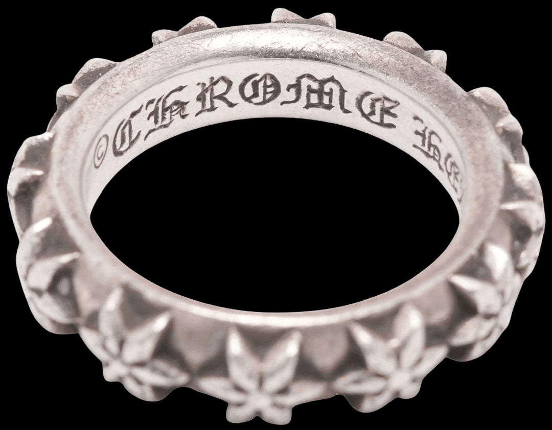 CHROME HEARTS 'SILVER STAR' ETERNITY RING