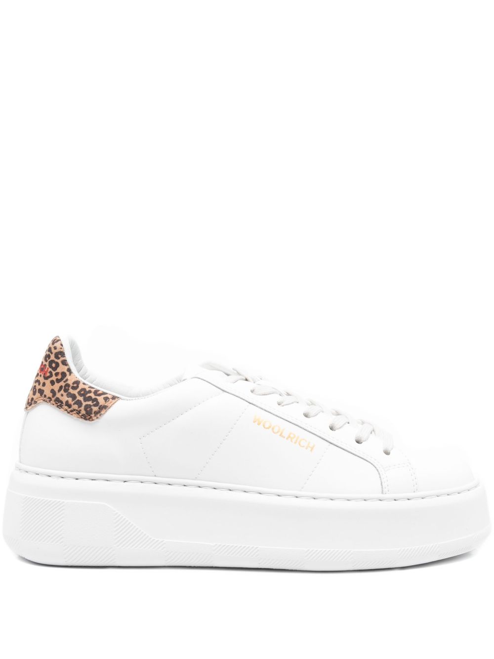Woolrich ウールリッチチャンキーコートレザースニーカー - Image 2