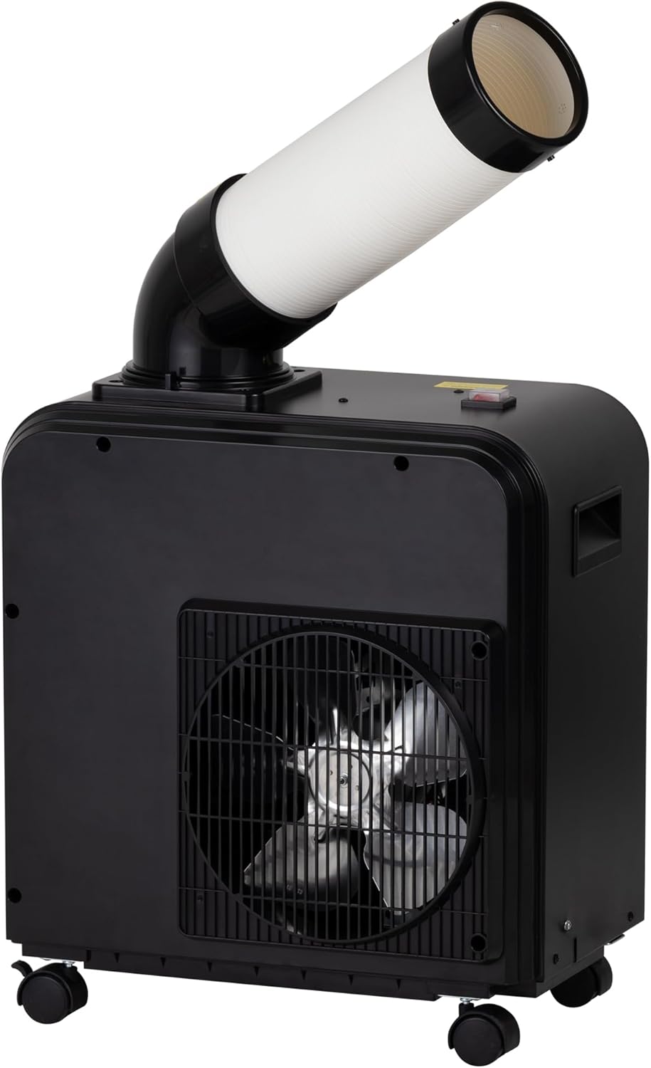 Koden AZS181HBB Mini Spot Cooler, Commercial Use, No Drainage, Tankless Design, No Drainage Required, 100 V, Dustproof Switch, Spot Air Conditioner, Small, Simple Cooler, Handle and Casters, Black
