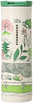 Starbucks Tumbler, Coffee Staba, Japan Limited, Kyoto Limited, Stainless Steel Bottle, Been There Series, My Bottle, Kyoto Kimono, Maiko, Geisha, Onukawa, Kyoto Region Exclusive, Local Limited, White, 16.5 fl oz (473 ml), New Model, Gift, Brand, Christmas