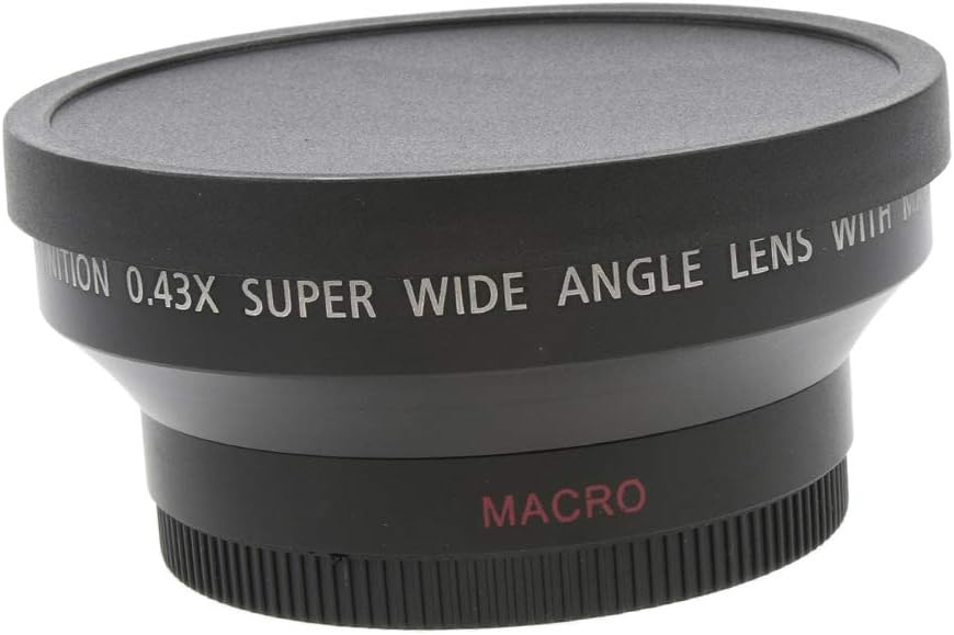 KESOTO 0.43X 62mm Wide Macro Lens Conversion Lens for Sony Canon Nikon Cameras