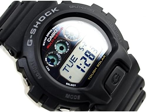 Self-Defense Force Police Officer Radio Solar, G-SHOCK Water Resistant to 20 ATM Radio, Solar, Plastic Belt Watch, For Men (GW-6900-1JF GW-6900B-1JF GW-6900F-7JF) (GW-6900-1JF (Mad Black))
