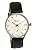 The Stack Authentic Round Classic Men's Women's Wristwatch, Made in Japan, Bar × silver black, Belt Type: