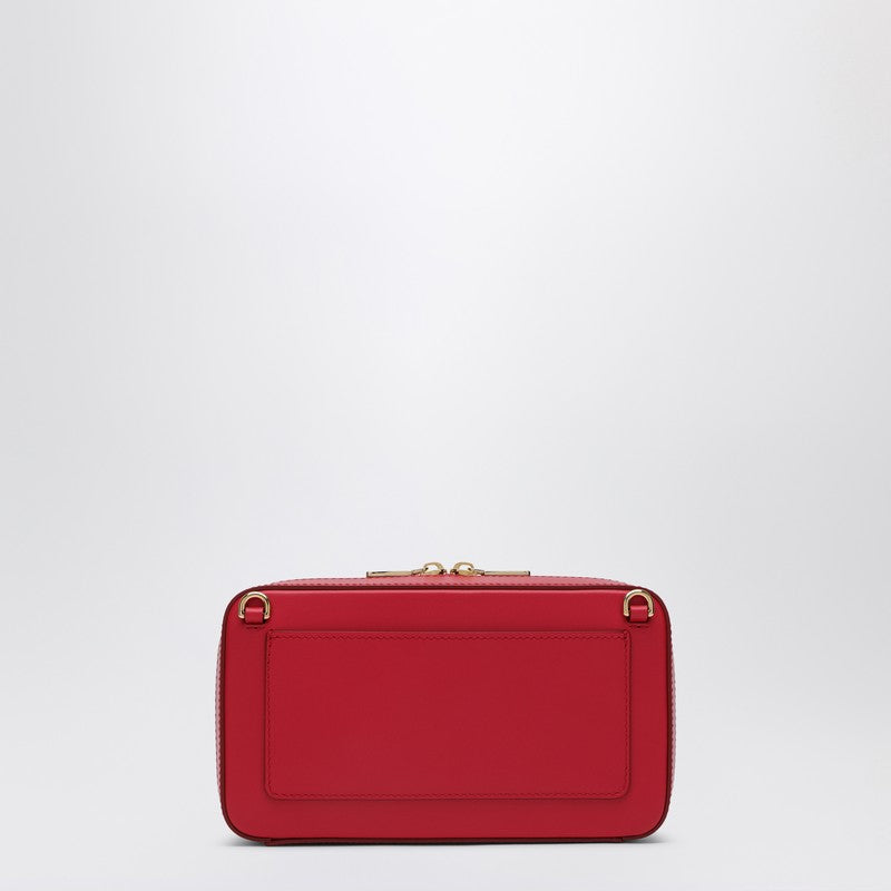 Dolce  Gabbana ロゴ付きのドルチェ＆ガッバーナレッドレザーショルダーバッグ - Image 2