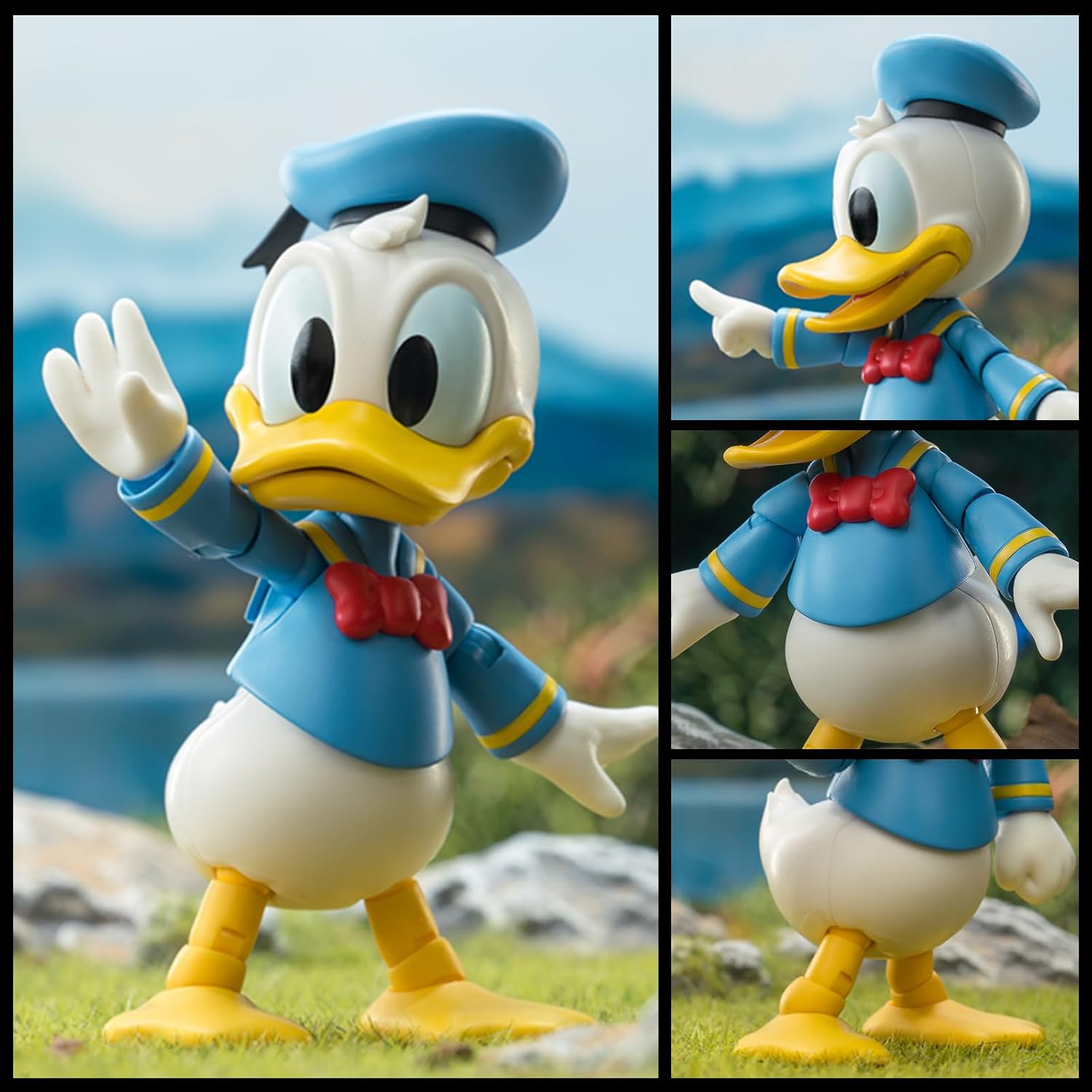 52TOYS 3.75' Series MICKEY AND FRIENDS DONALD DUCK 3.75" Super Action Figure Painted PVC & ABS - Perfect Gift for Donald Duck Fans