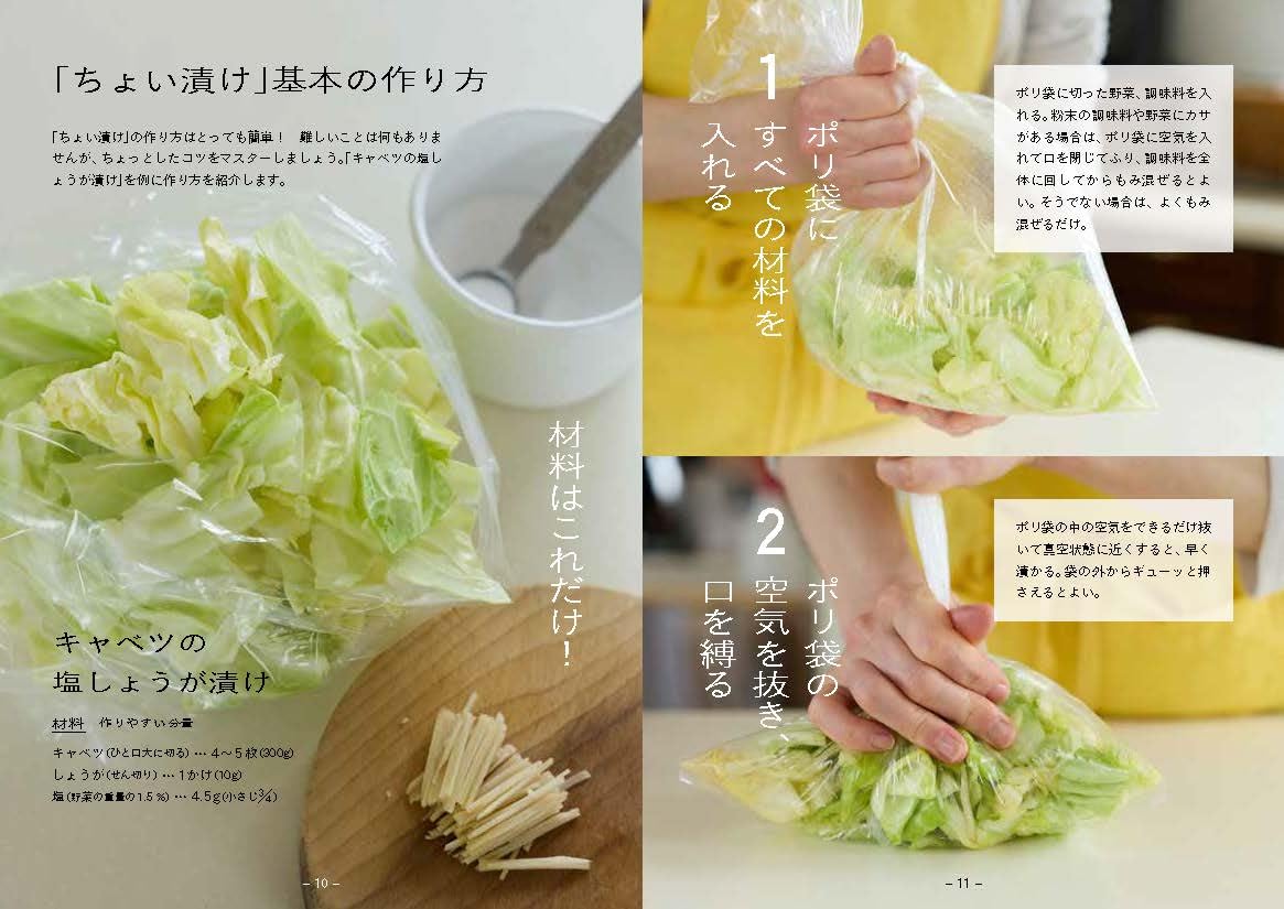 ちょい漬け ～サクッと作れて、ピタッと食べきる！
