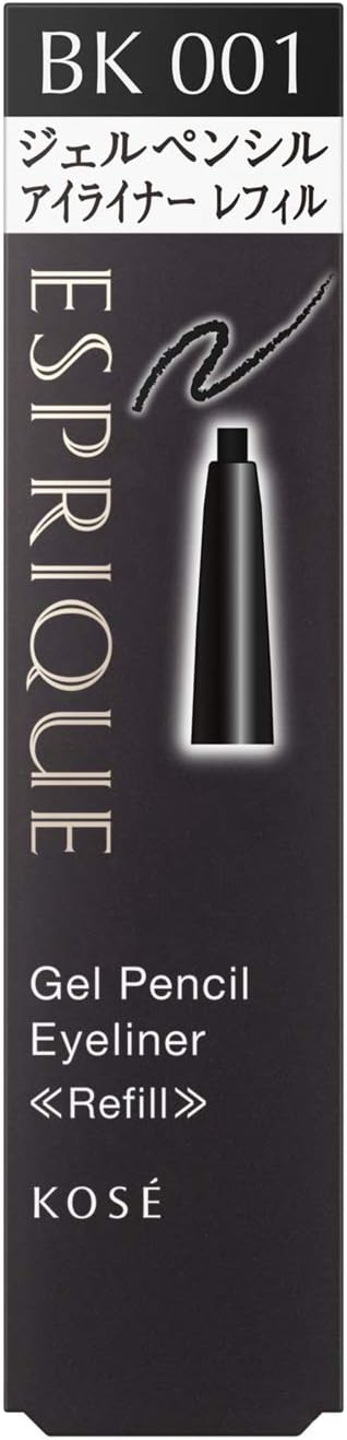 Esprique BK001 Gel Pencil Eyeliner Refill Black 0.1g