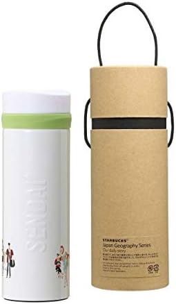 STARBUCKS スターバックス スタバ 日本限定 仙台限定のステンレスボトル リニューアルデザイン ケヤキ並木 ジャズ 青葉まつり 踊り子 地域限定 仙台 Sendai 宮城 Miyagi ご当地限定 緑 グリーン タンブラー マイボトル 12oz/355ml