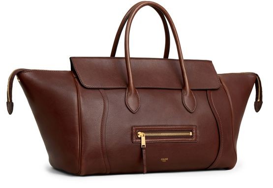 CELINE Medium new luggage in supple shiny lambskin - Image 2
