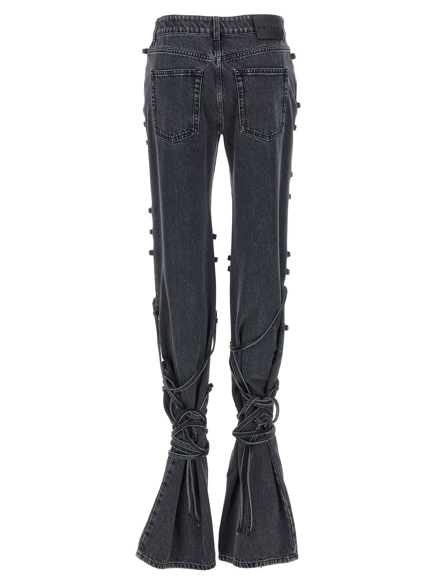 Alexander Mcqueen アレクサンダーマックイーンジーンズの非対称閉鎖 - Image 2
