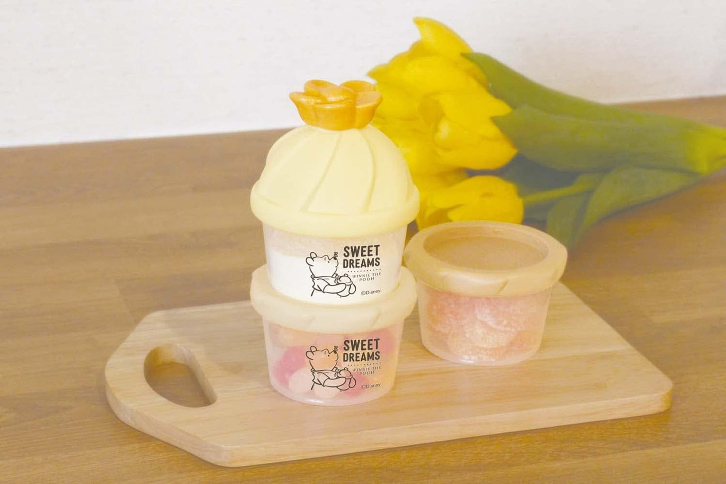 Nishiki Chemical Powder Milk Case, Winnie the Pooh Caramel