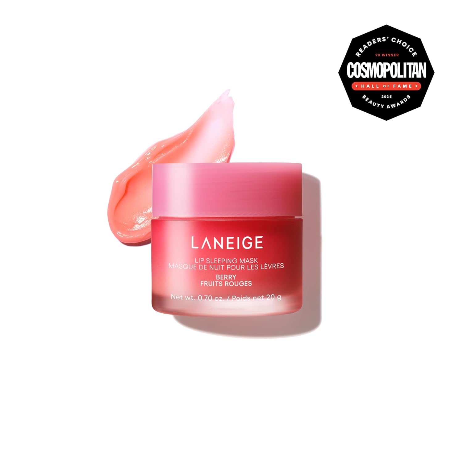 LANEIGE - Mascarilla nocturna para labios: Nutrir, hidratar, vitamina C, manteca de murumuru y manteca de karité, antioxidantes, labios escamosos y secos