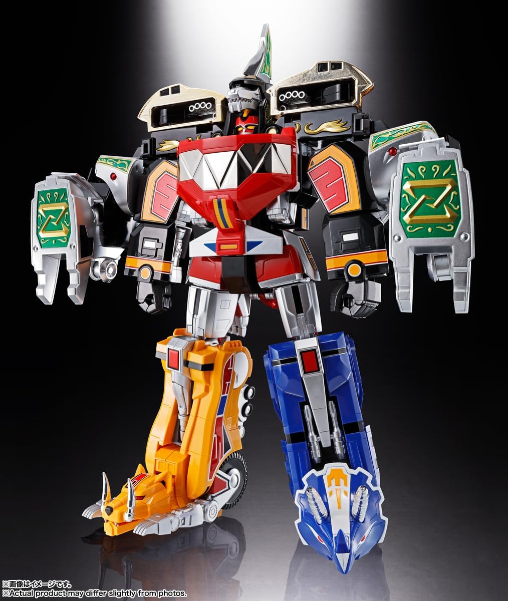 TAMASHII NATIONS Soul of Chogokin Dinosaur Squadron Beast Rangers Emperor Beast God GX-72 Great Beast God & GX-78 Dragon Scissor Approximately 10.2 inches (260 mm) ABS & PVC & Diecast Painted Action