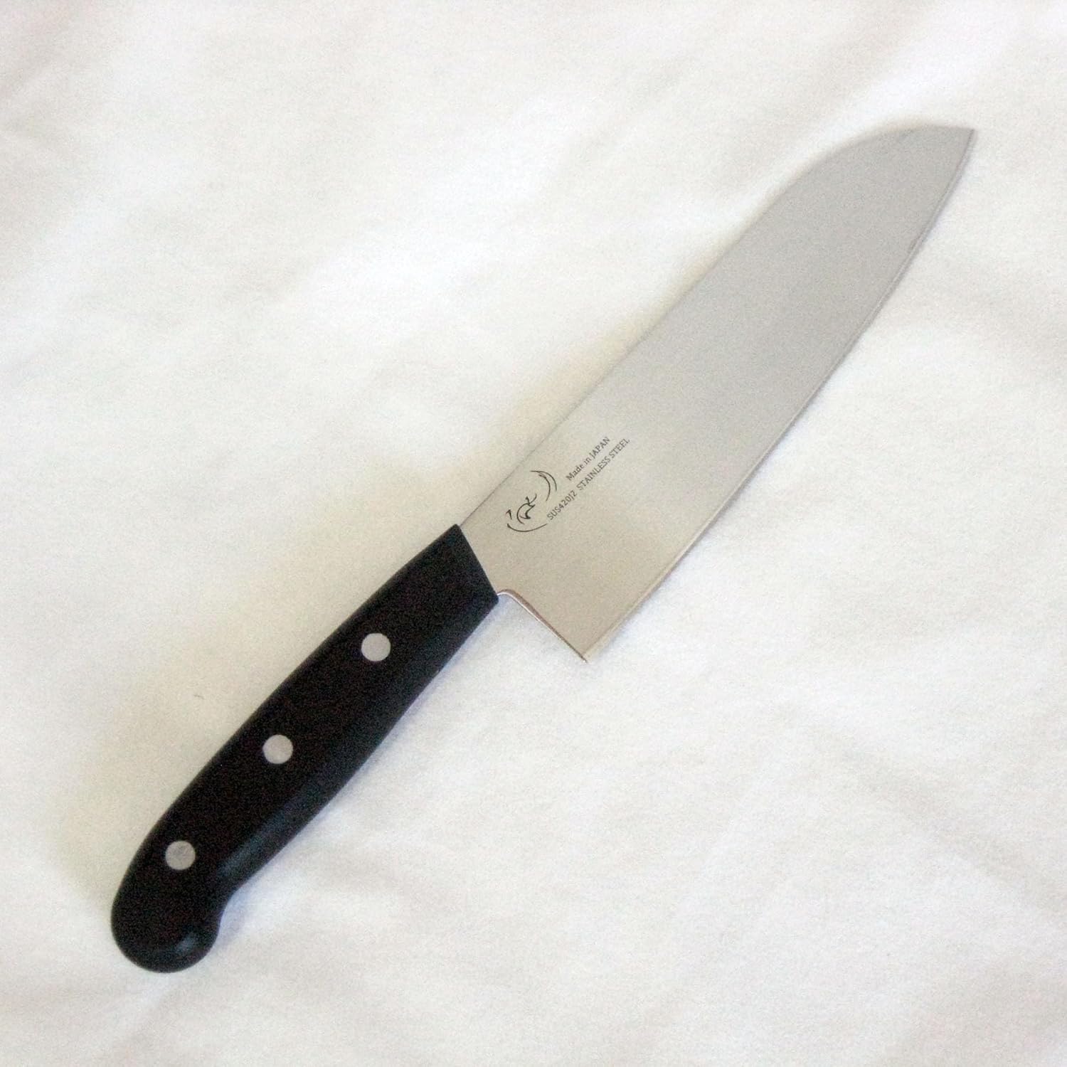 Nagao Hakaku Santoku Knife, Blade Length: 6.5 inches (165 mm), Stainless Steel Knife, Dishwasher Safe, Made in Japan