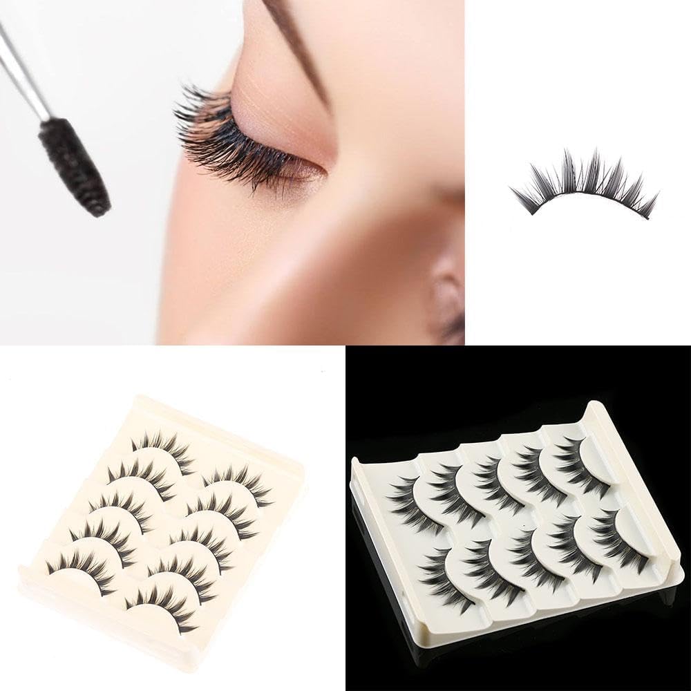 Fake Eyelash Hot Long Thick Beauty Makeup Fashion Natural for 5 Pairs/Set
