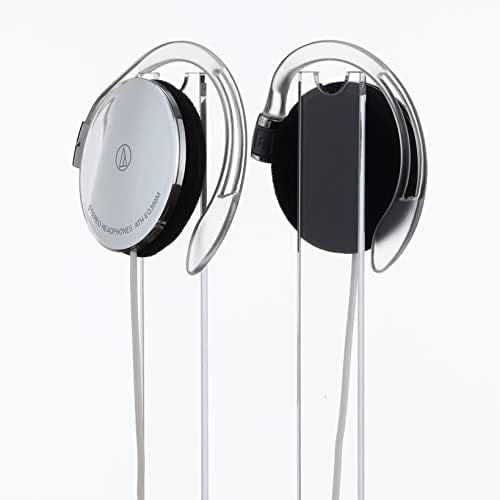 Audio Technica Ear Fit Headphones, Ear Hook Silver ATH-EQ300M SV