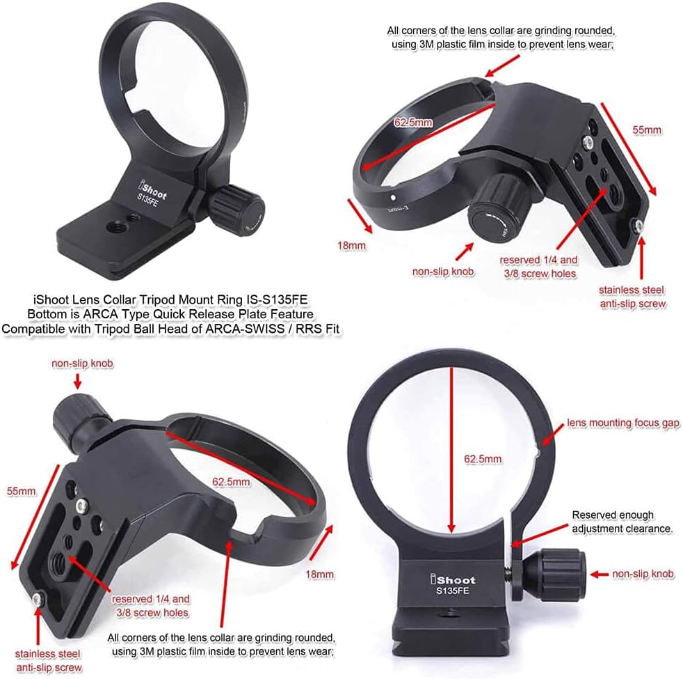 Camera Ring Tripod Mount, Tripod Mount Ring, Lens Support Collar, Lens Bracket Collar, Tripod Socket, Sigma 14mm f/1.8 DG HSM Art, 20mm f/1.4 DG HSM Art, 24mm f/1.4 DG HSM Art, 28mm f/1.4 DG HSM Art,
