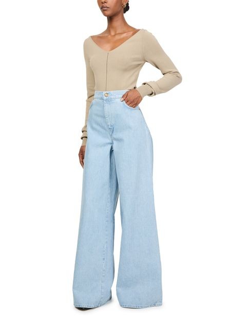 MAX MARA Affari wide leg jeans - Image 2