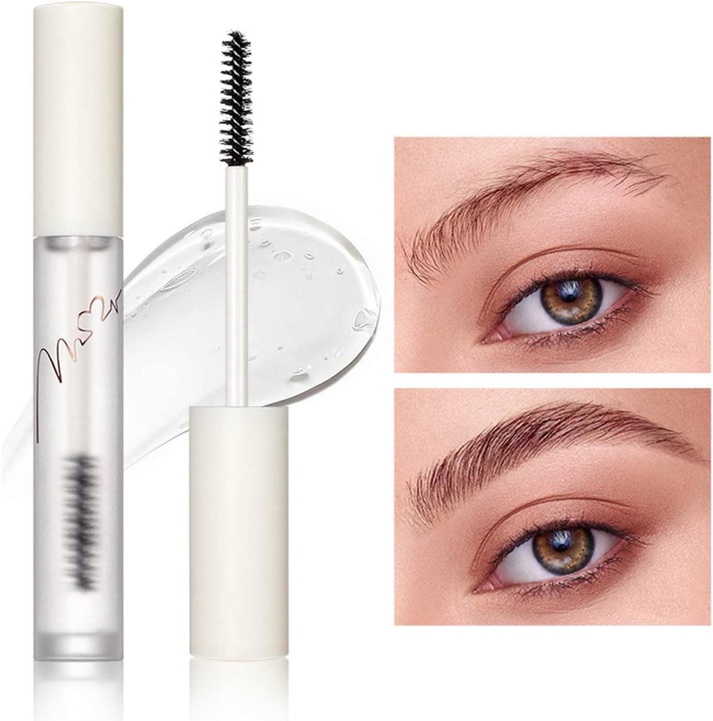 Eyebrow Setting Gel Eyebrow Gel Clear Eyebrow Coat Eyebrow Styling Liquid Eyebrow Mascara 3D Transparent Long Lasting Waterproof Natural Eyebrow Makeup