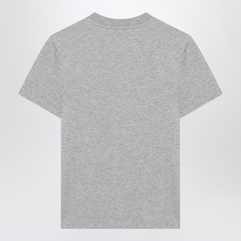 Ami Paris Ami De Coeur Gray Tシャツ - Image 2