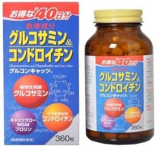 Gluconcats Glucosamine & Chondroitin, 360 Capsules, Set of 3