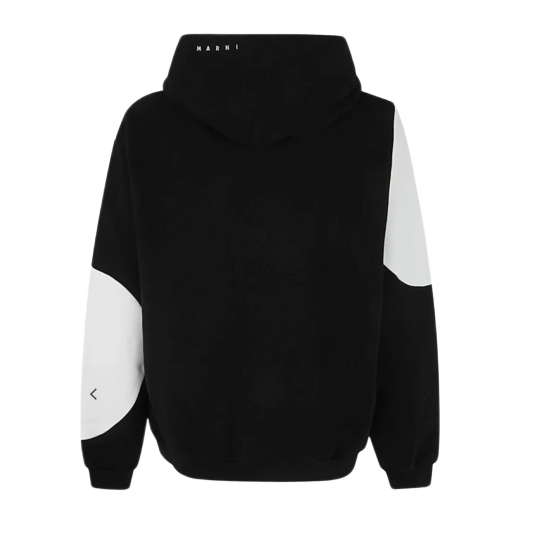 MARNI 'BLACK/WHITE' POLKA DOT HOODIE